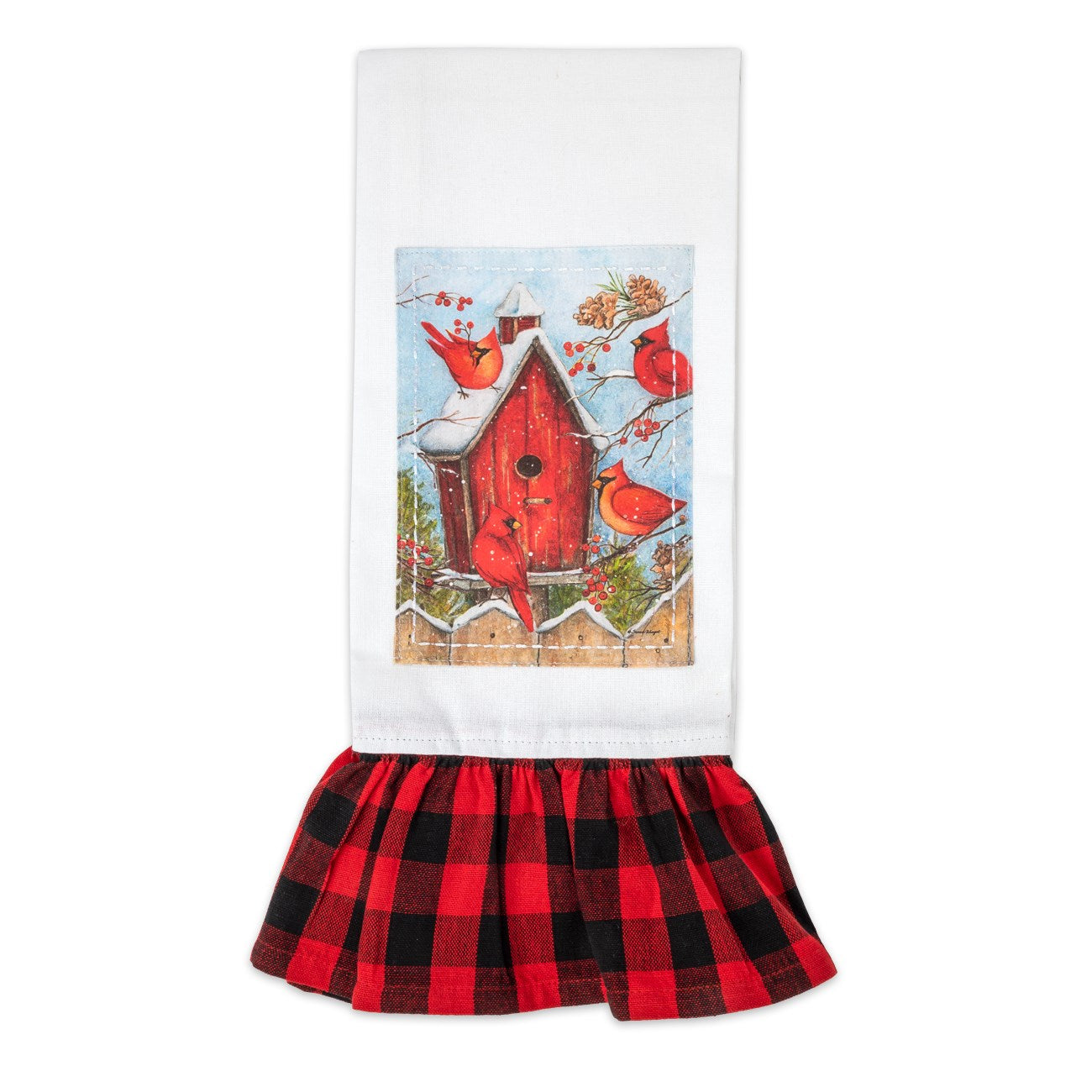 Cardinal House Christmas Tea Towel
