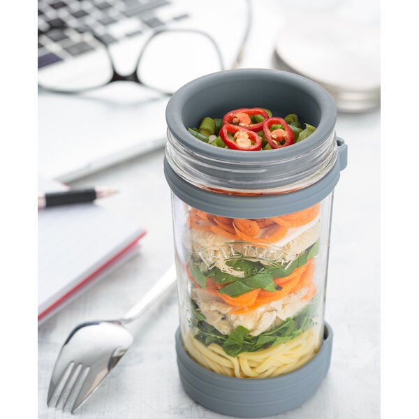 All in 1 Food to Go 2 Piece Canning Jar Set