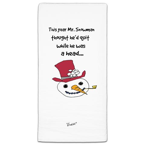 Tea / Dish Towel - Snowman
