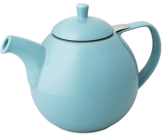 Curve Teapot with Infuser / Strainer 24oz.  ( 10 colors Available )