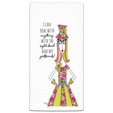 Tea / Dish Towel - I can Deal with Anything