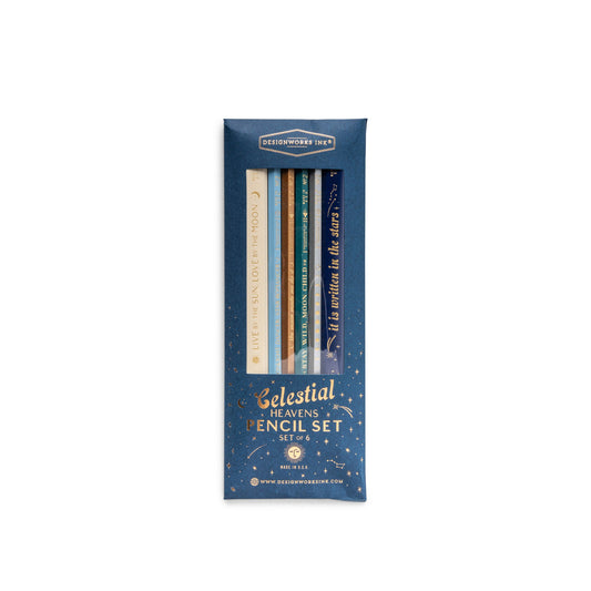 CELESTIAL HEAVENS - 6 PENCIL SET