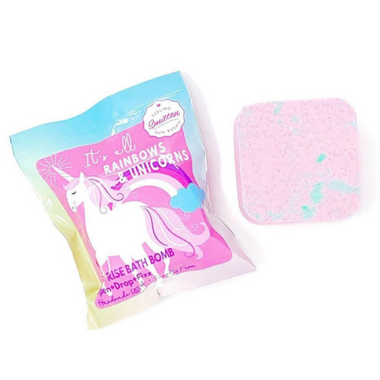RAINBOWS & UNICORN SURPRISE  BATH BOMB