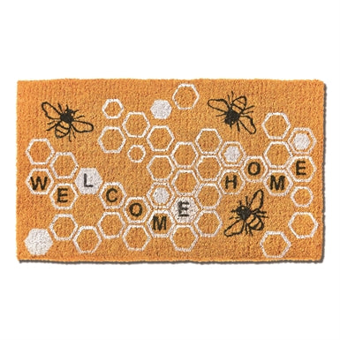 Door Mat - Welcome Home Honeycomb