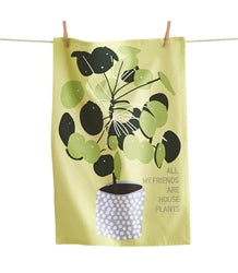 Dish Towel - All My Friends Are Plants  ( TAG)
