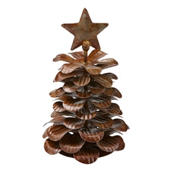 pinecone tree with star small