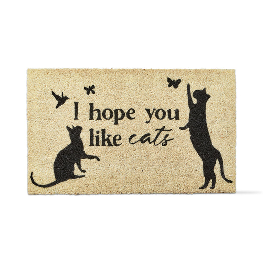 Door Mat - I Hope You Like Cats Coir Mat