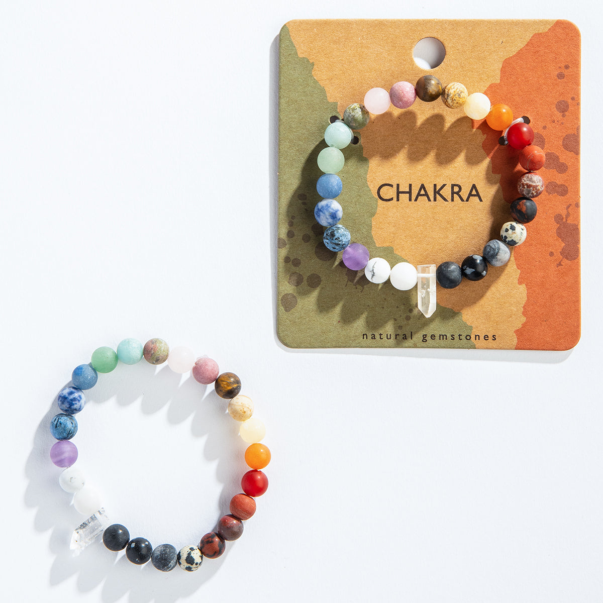 Chakra w/ Crystal Point bracelet