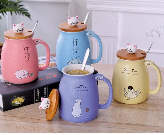 Mug Ceramic Good Time Kitty