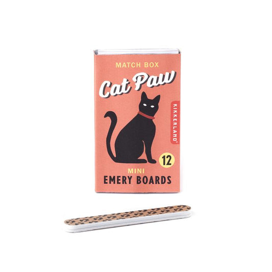 CAT PAW MATCH BOX EMERY BOARDS