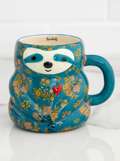 Folk Art Mug Sylvia Sloth