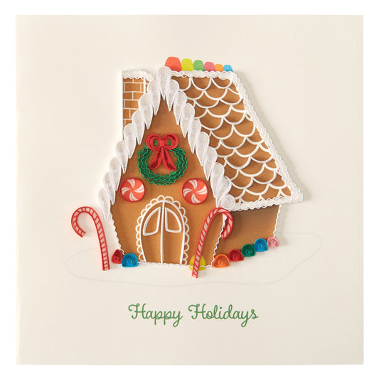 Card Gingerbread House Niquead