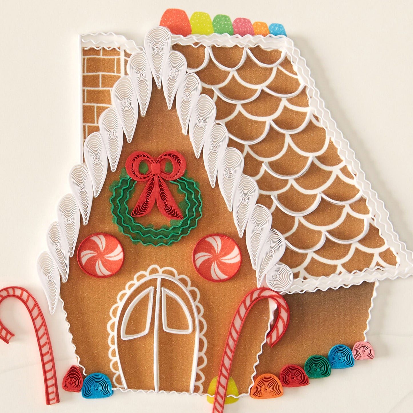 Card Gingerbread House Niquead
