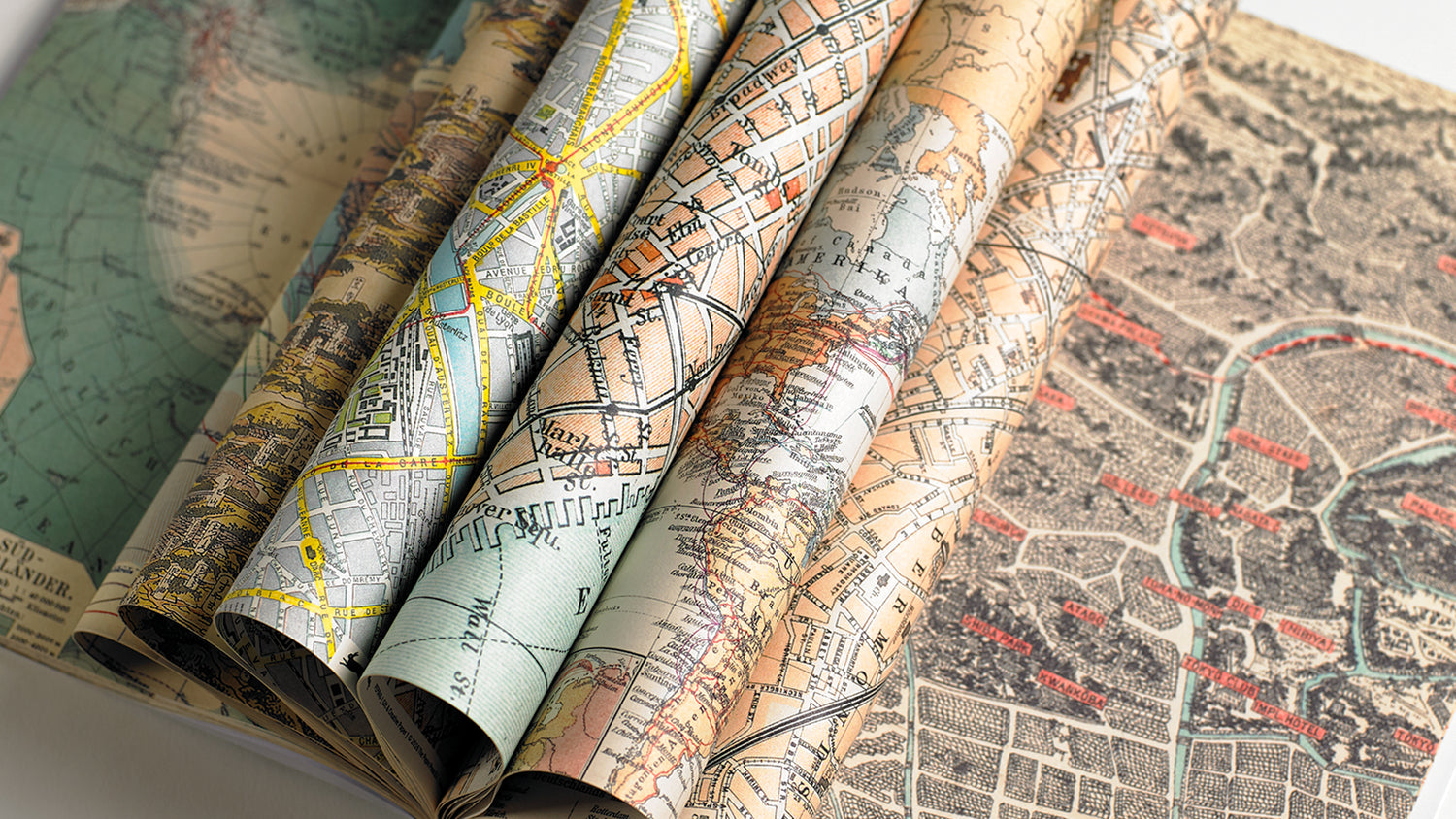 Wrapping Paper - MAPS – Mrs. Robinson's Tea Shop
