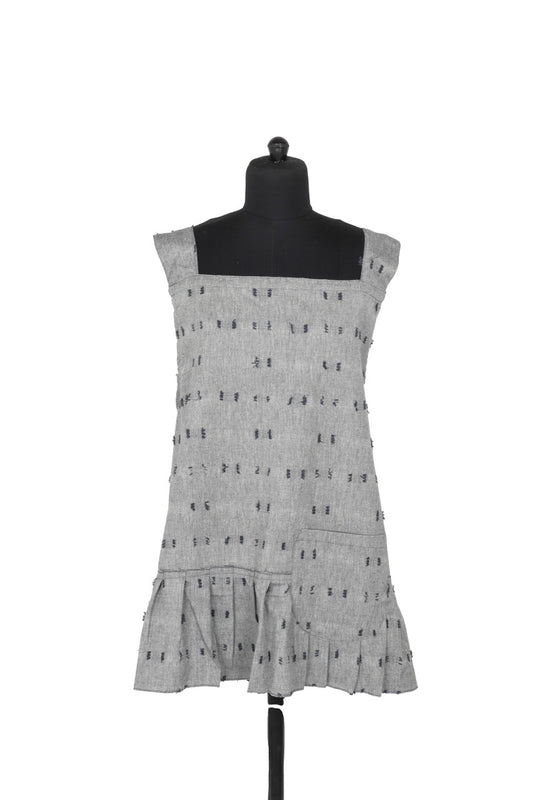 Tuft Short Apron- Slate