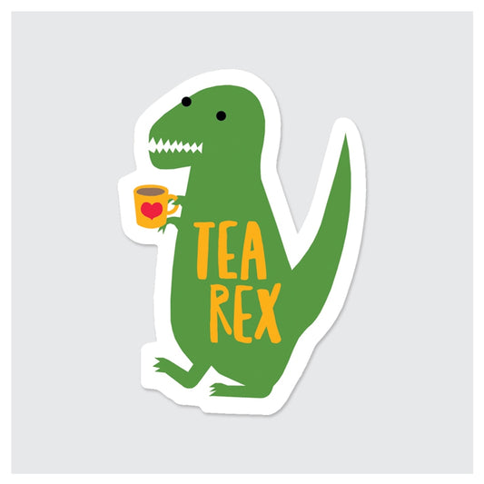 Tea Rex Sticker