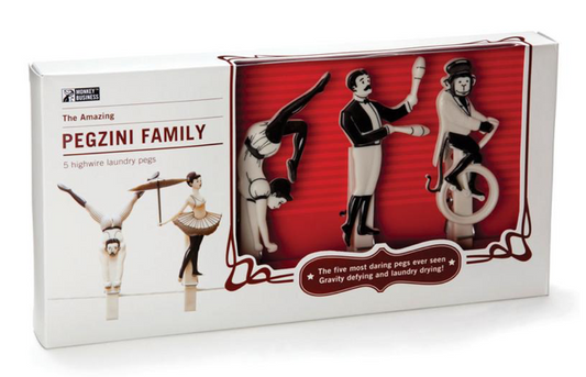 PEGZINI FAMILY Circus decor clothes pins