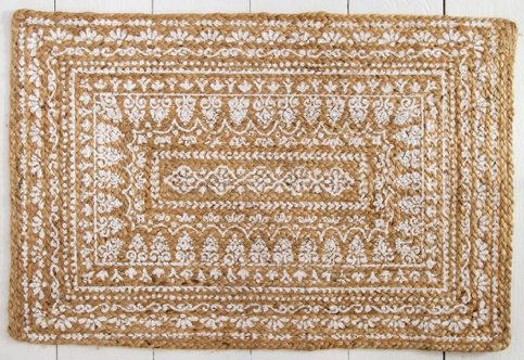 PRINTED JUTE RUG (Natural Life)