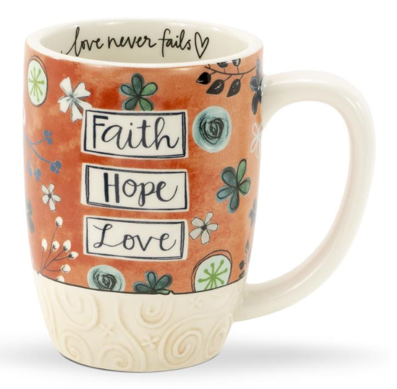 Faith Hope Love Gift Mug