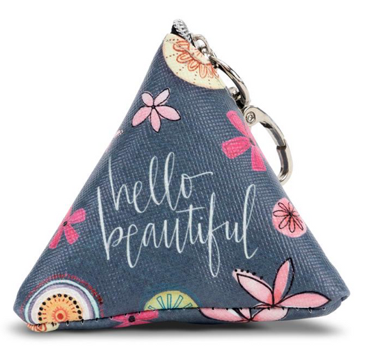 Tiny Triangle Bag - Hello Beautiful