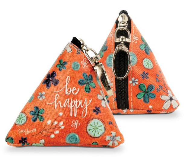 Be Happy Tiny Triangle Bag