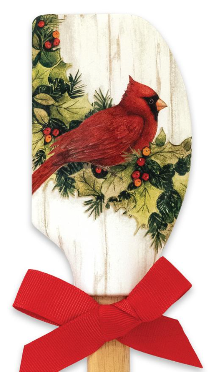 Cardinal Christmas Silicone Spatula