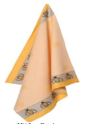 Towel - Mierco - Bees Classic Yellow