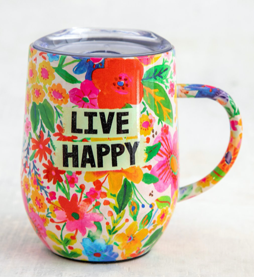Coffee Tumbler -  Live Happy