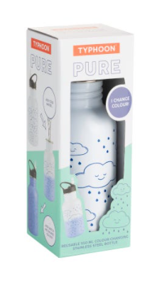 Steel Bottle / Thermos Pure 550ml Color-Changing Cloud