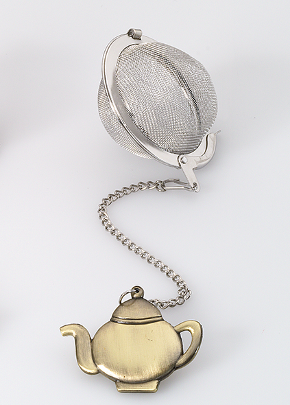 Tea ball, 5cm Bronzed Teapot
