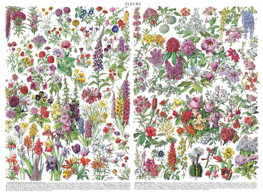 Jigsaw Puzzle Flowers - Fleurs