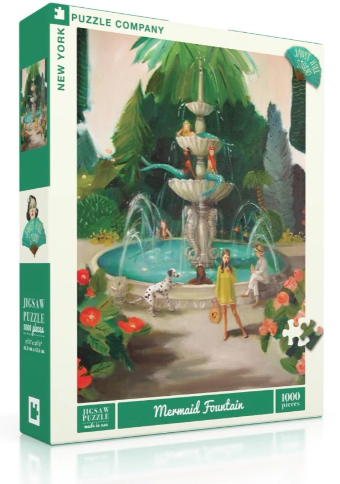 Jigsaw Puzzle Mermaid Fountain