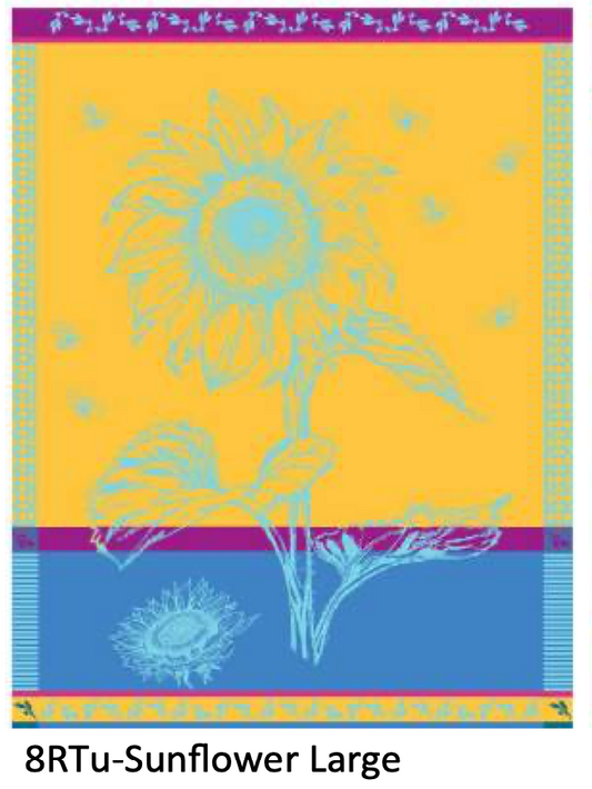 Dish Towel Sunflower Large - Mierco