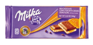 MILKA CARAMEL BAR 3.5 OZ