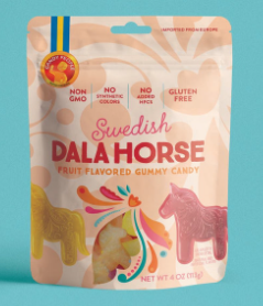 Gummy Candy -Sweedish Dala Horse