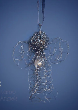 Wire Karoo Angel Pendant