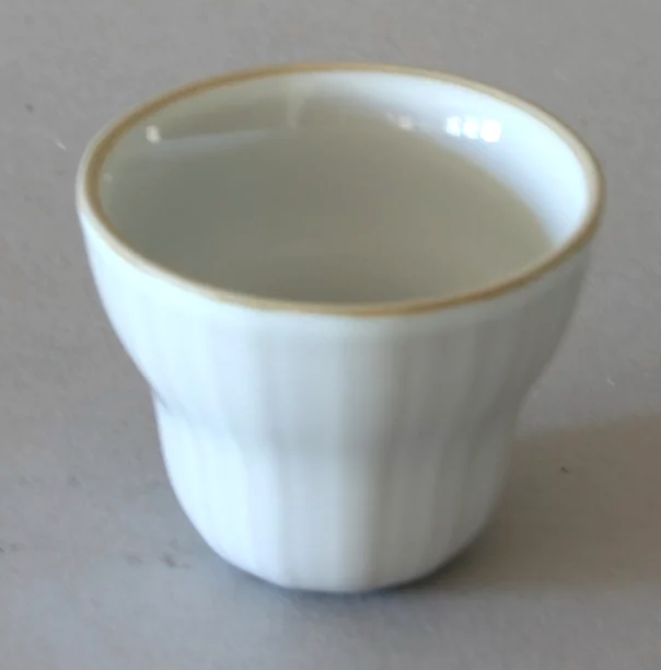Metal Handle Tea Pot & 2 Cups, Stripes Eastern Elm