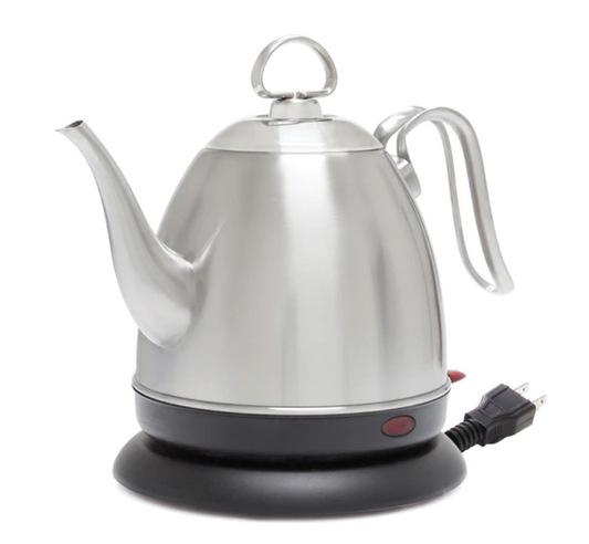 STAINLESS STEEL (PLASTIC FREE) MIA EKETTLE™ - ELECTRIC WATER KETTLE (32 OZ.)