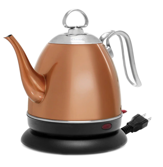 STAINLESS STEEL (PLASTIC FREE) MIA EKETTLE™ - ELECTRIC WATER KETTLE (32 OZ.)