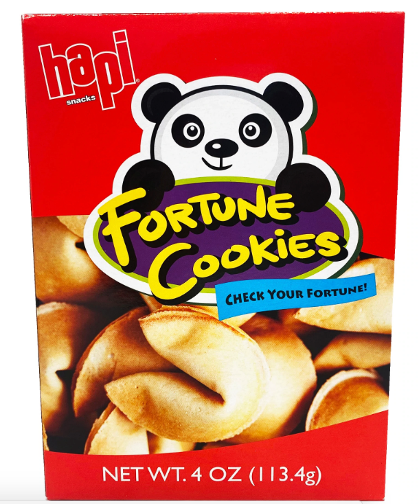 Hapi Fortune Cookies 4oz Box