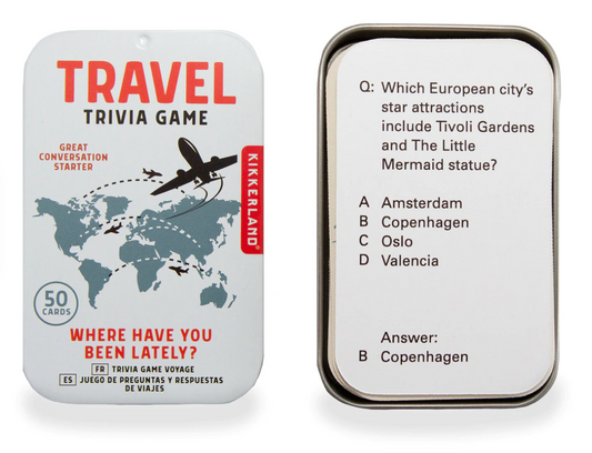 TRAVEL TRIVIA GAME Where Have You Been