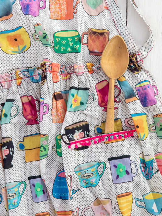 Apron - Coffee Cup Print