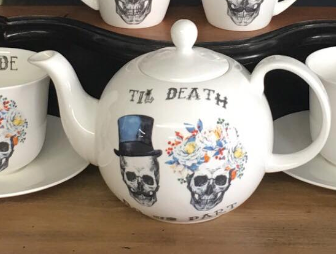Til Death Do Us Part Tea Pot 6 Cup