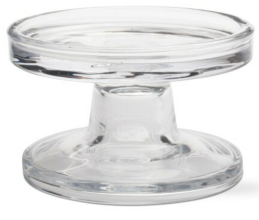 Candle Holder - Bobbin Reversible Glass Candle Holder