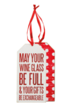 Bottle Tag- Wine Glass