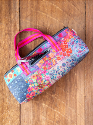 Travel Wine Tote Patchwork