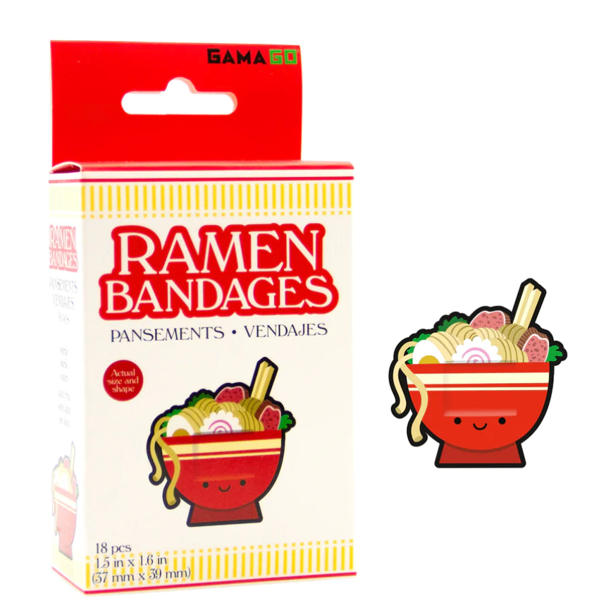 Ramen Adhesive Bandages (Pack of 18)