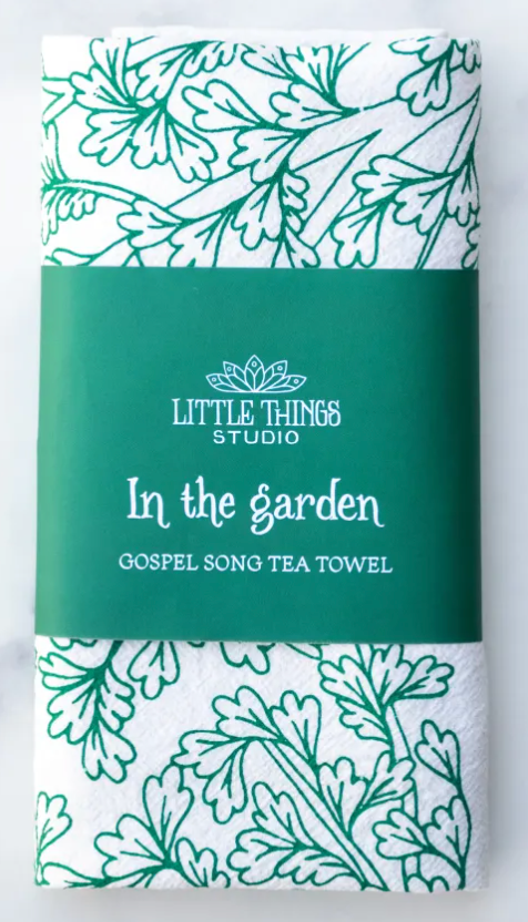 In The Garden Hymn Tea Towel