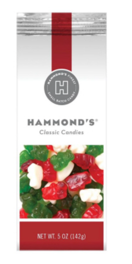 Gummy Bears RED, WHITE, AND GREEN Hammonds