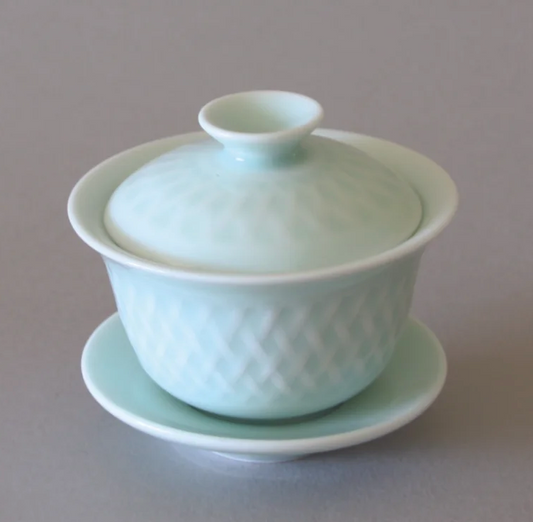 Gaiwan Mesh Patterns, Light Blue